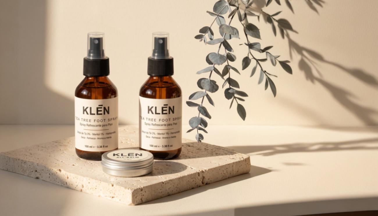 KLĒN Spray Antihongos para Pies con Árbol de Té
